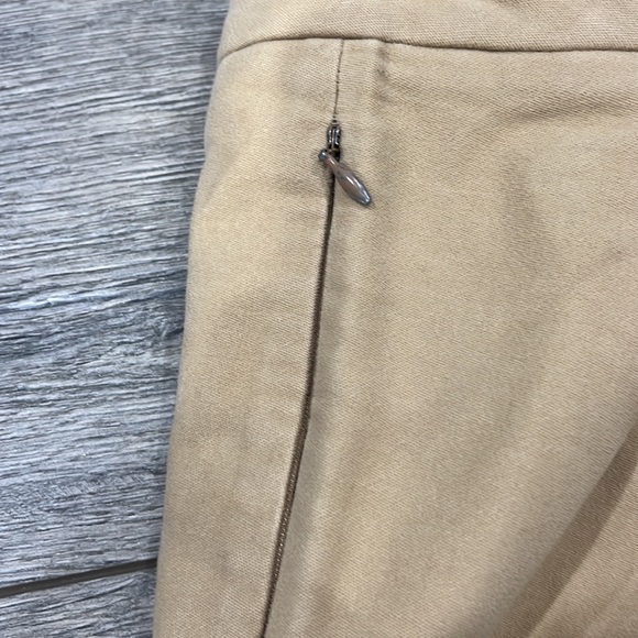 • Burberry London • Vintage Straight Leg Trouser Pants Camel Tan Womens 42 / 8 - Picture 5 of 5